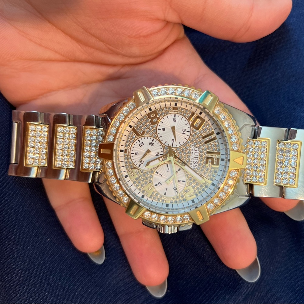 “PERFECT GIFT FOR DAD” Two-Tone Multifunction Watch Guess Men